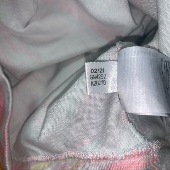 Adidas Originals Crop Hoodie Size XS Oversized Multicolour Fit Cotton Sweatshirt - Picture 13 of 13